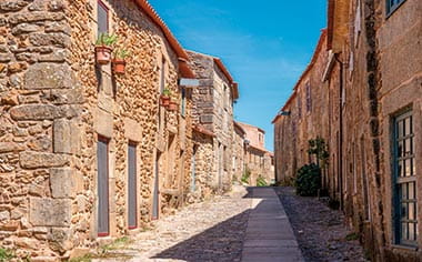 A street in Figueira de Castelo Rodrigo, Portugal